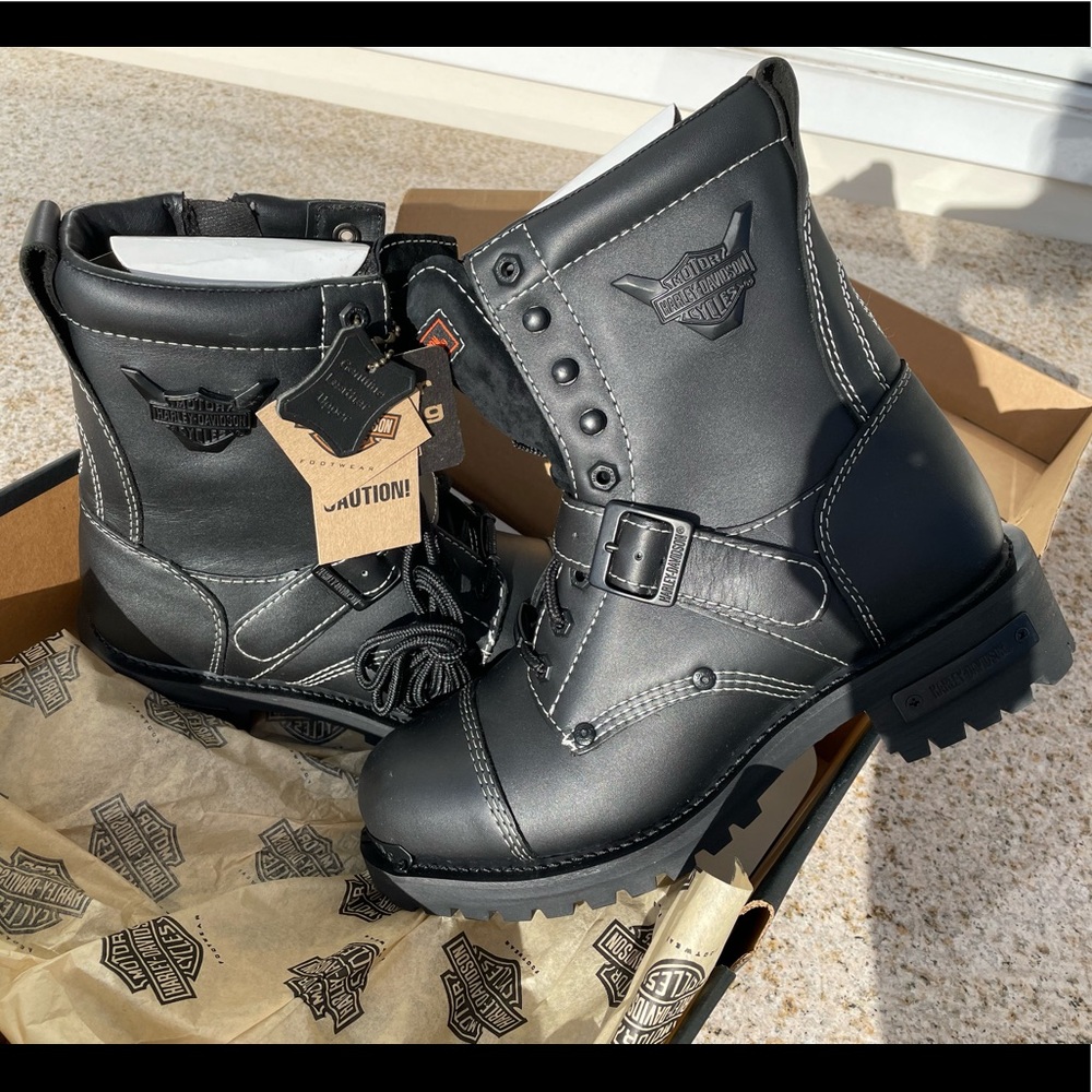 NEW Harley Davidson Faded Glory Riding Boots size 10.5